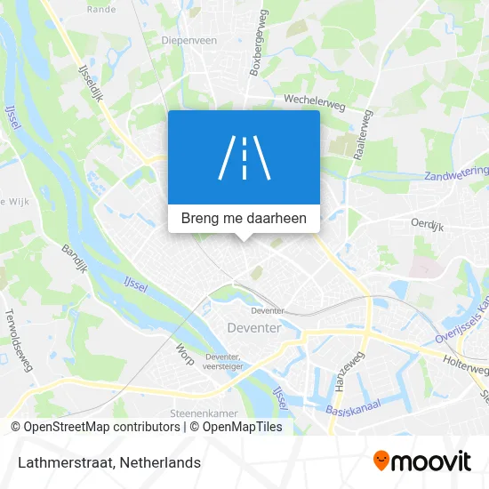 Lathmerstraat kaart