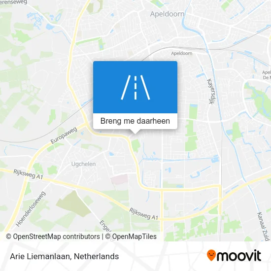 Arie Liemanlaan kaart