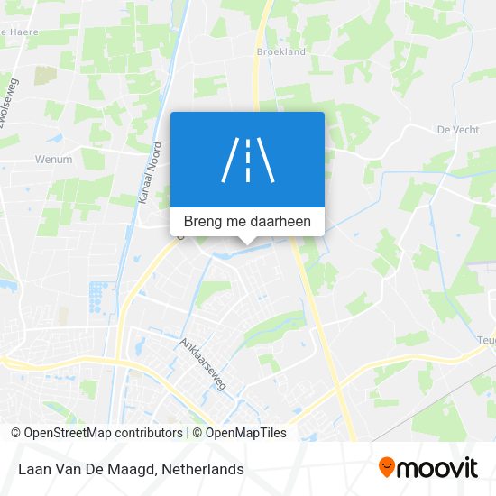Laan Van De Maagd kaart