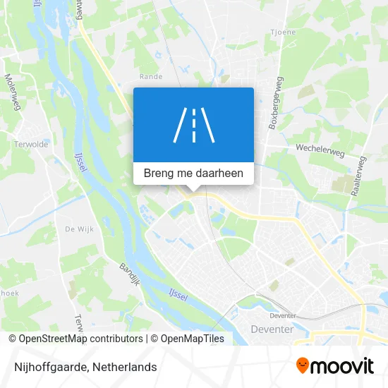 Nijhoffgaarde kaart