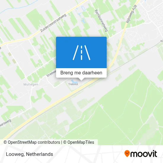 Looweg kaart