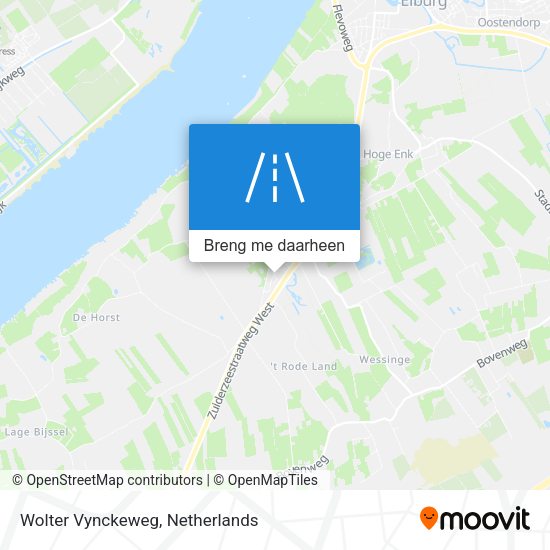 Wolter Vynckeweg kaart
