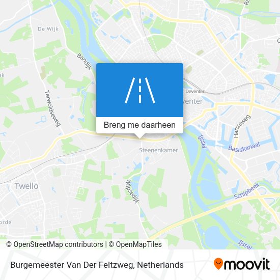 Burgemeester Van Der Feltzweg kaart