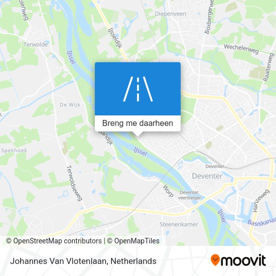 Johannes Van Vlotenlaan kaart