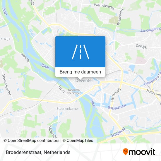 Broederenstraat kaart