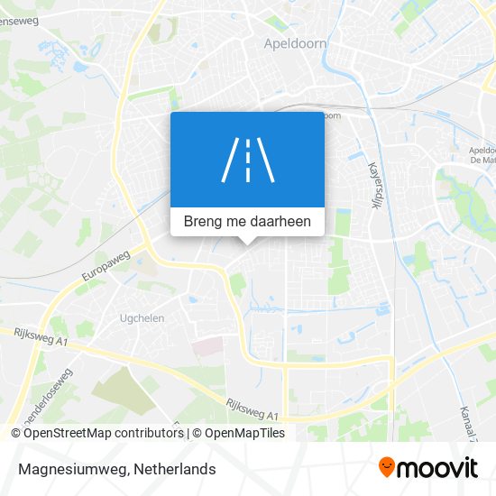 Magnesiumweg kaart