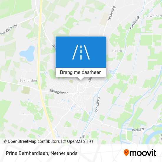 Prins Bernhardlaan kaart