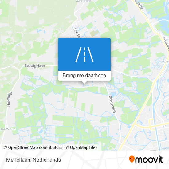 Mericilaan kaart