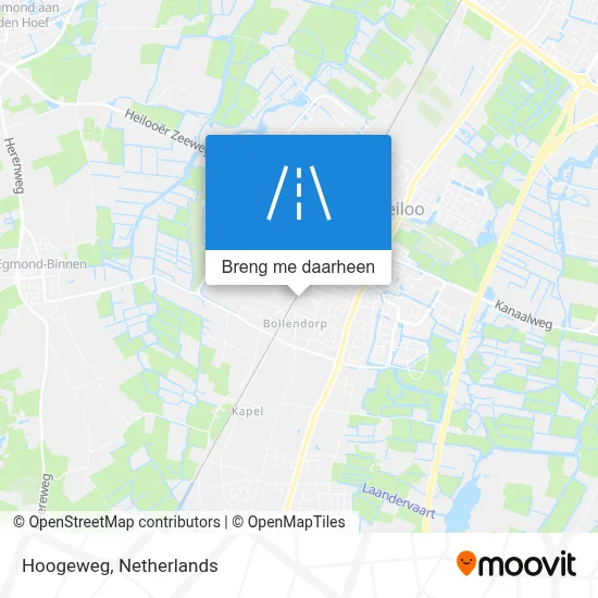 Hoogeweg kaart