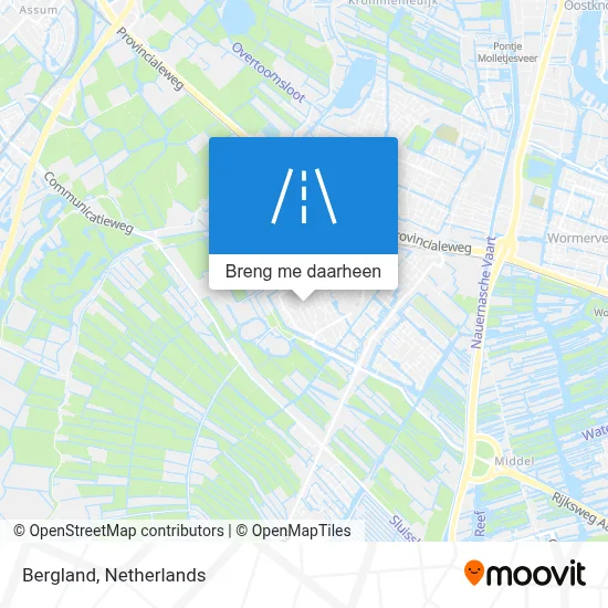 Bergland kaart
