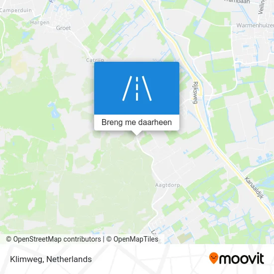 Klimweg kaart