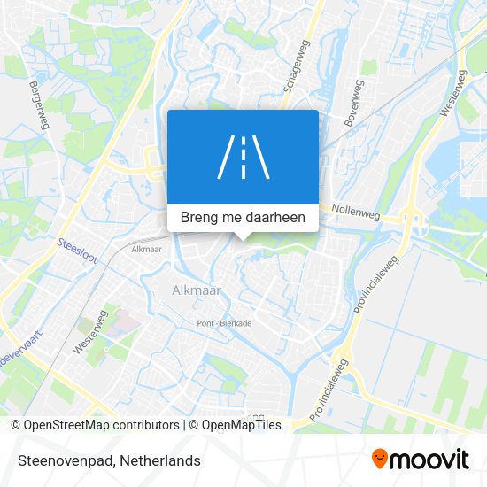 Steenovenpad kaart