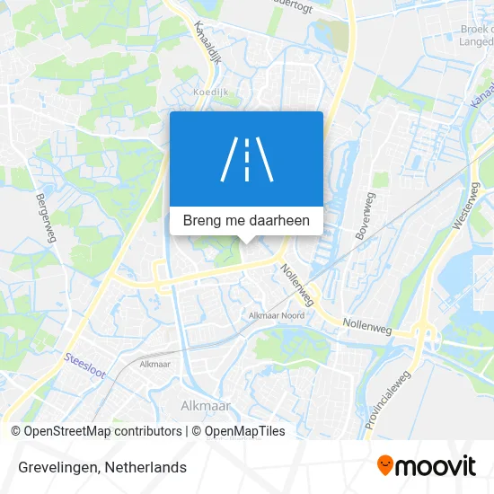 Grevelingen kaart