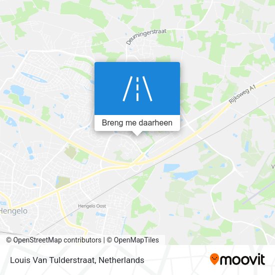 Louis Van Tulderstraat kaart