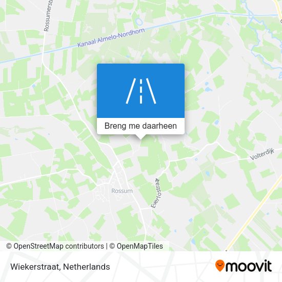 Wiekerstraat kaart