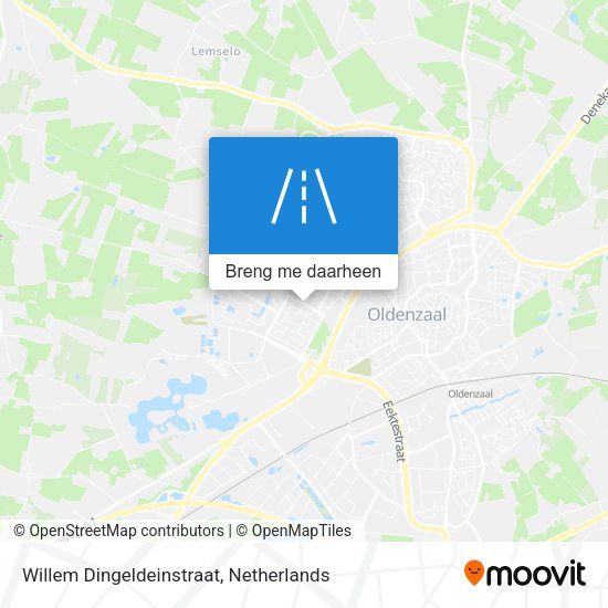 Willem Dingeldeinstraat kaart