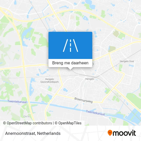 Anemoonstraat kaart