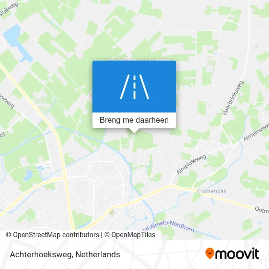 Achterhoeksweg kaart