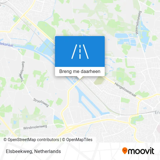 Elsbeekweg kaart