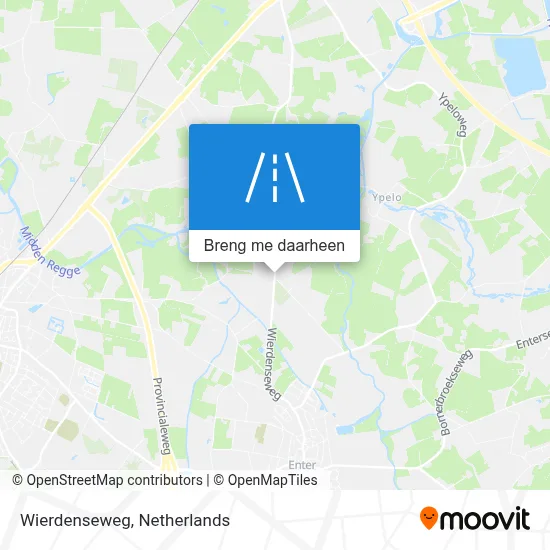 Wierdenseweg kaart