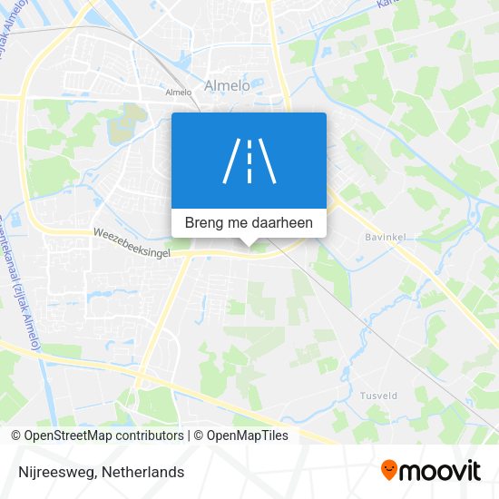 Nijreesweg kaart