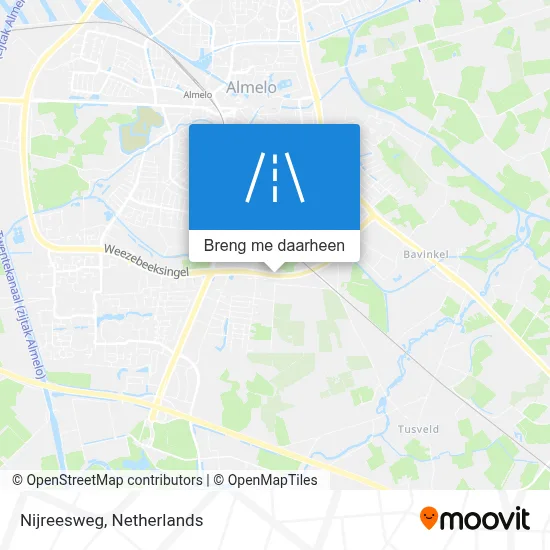 Nijreesweg kaart