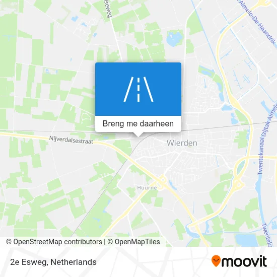 2e Esweg kaart