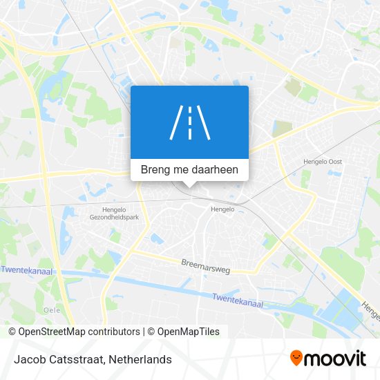Jacob Catsstraat kaart
