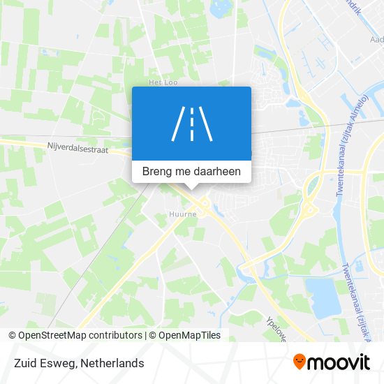 Zuid Esweg kaart