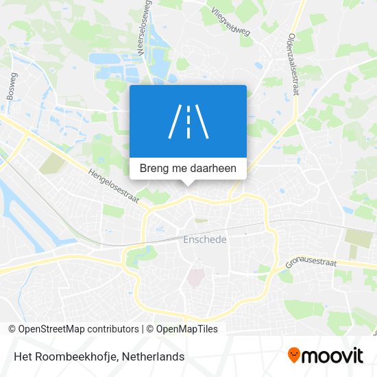 Het Roombeekhofje kaart