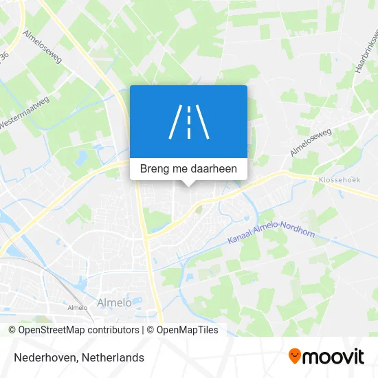 Nederhoven kaart