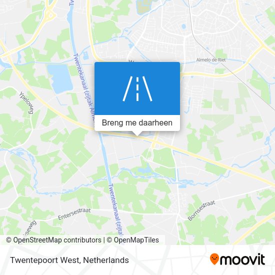 Twentepoort West kaart
