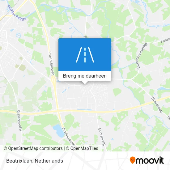 Beatrixlaan kaart
