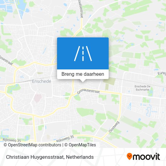 Christiaan Huygensstraat kaart