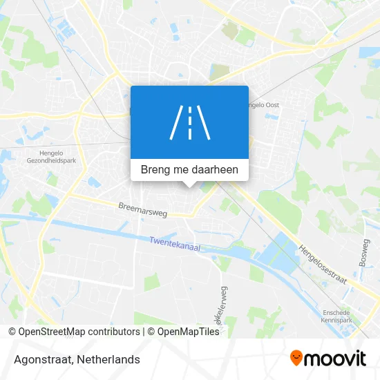 Agonstraat kaart