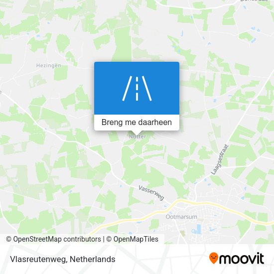 Vlasreutenweg kaart