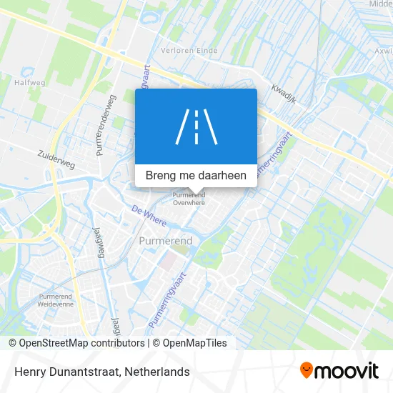 Henry Dunantstraat kaart