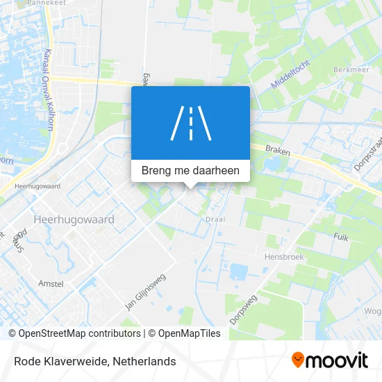 Rode Klaverweide kaart