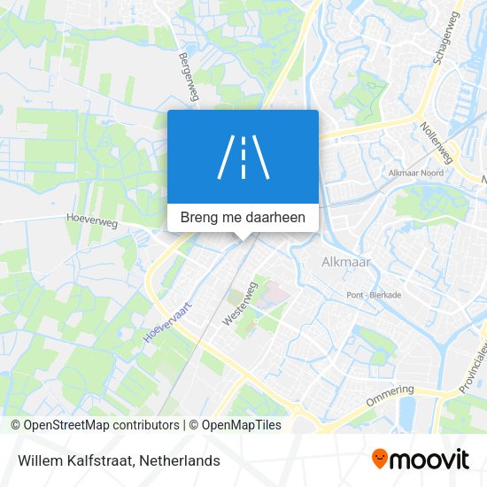 Willem Kalfstraat kaart