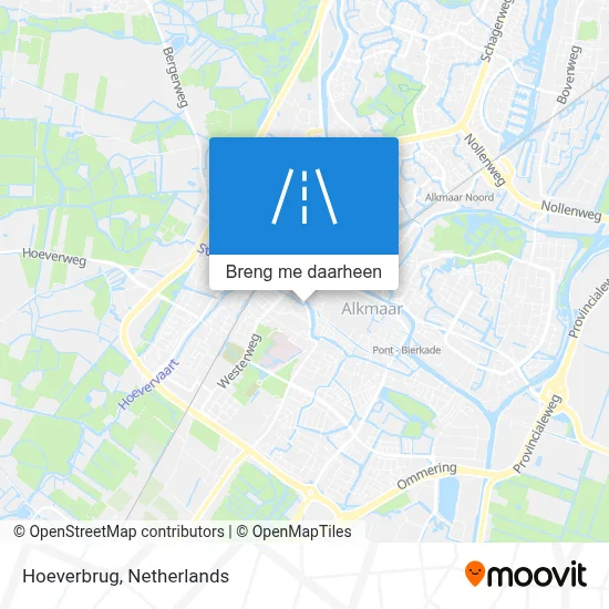 Hoeverbrug kaart