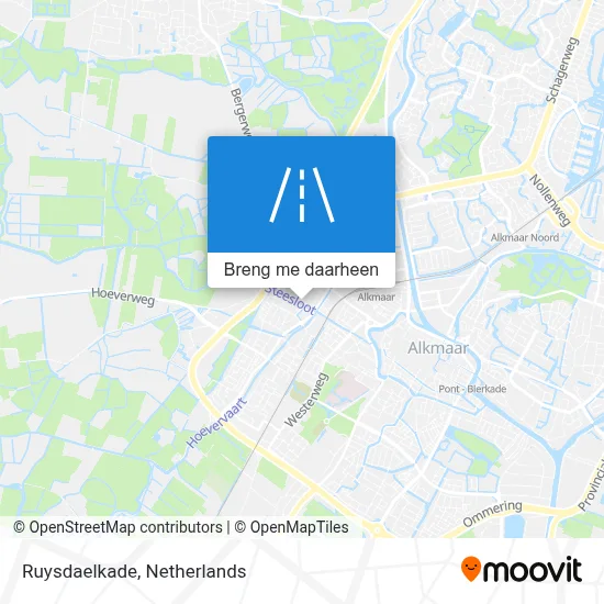 Ruysdaelkade kaart