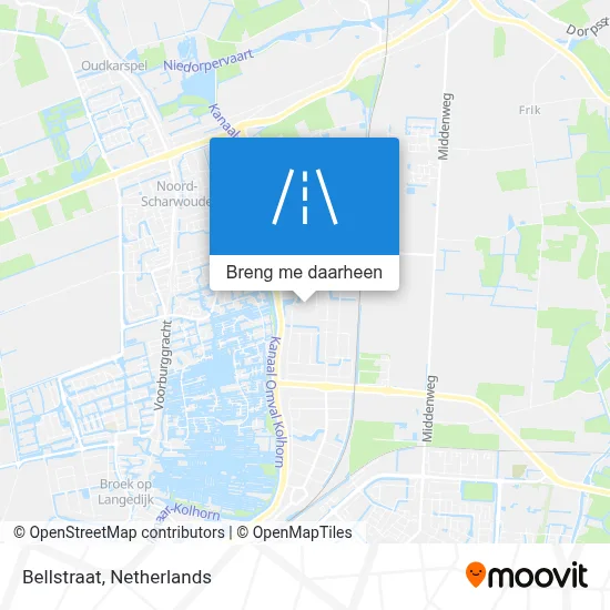 Bellstraat kaart