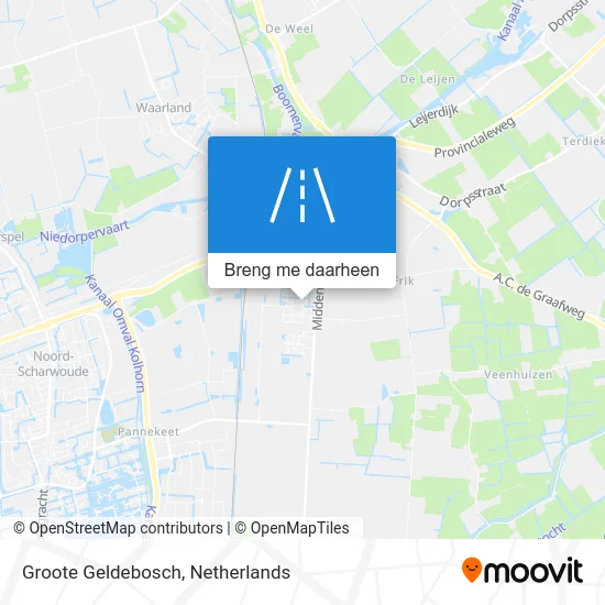 Groote Geldebosch kaart