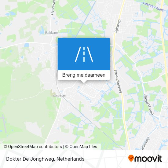 Dokter De Jonghweg kaart
