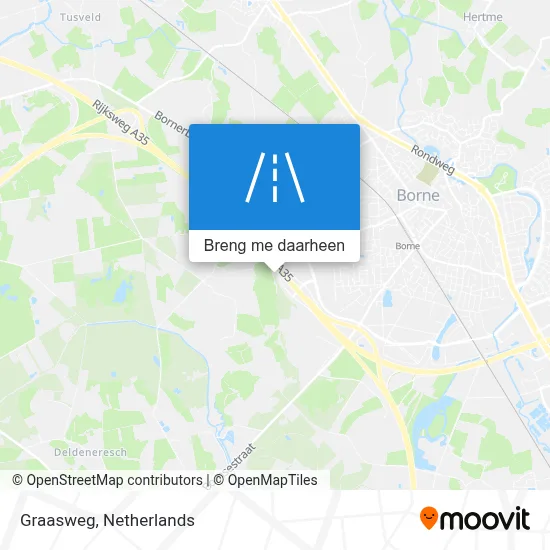 Graasweg kaart