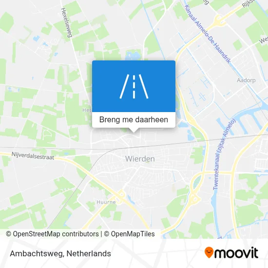 Ambachtsweg kaart