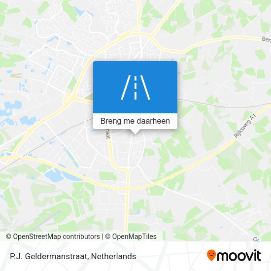 P.J. Geldermanstraat kaart