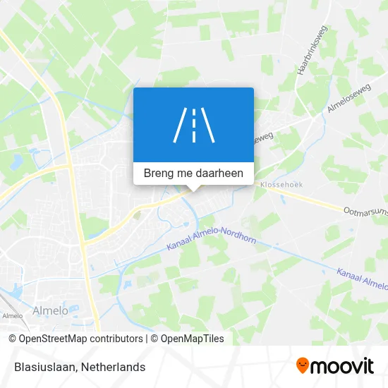 Blasiuslaan kaart
