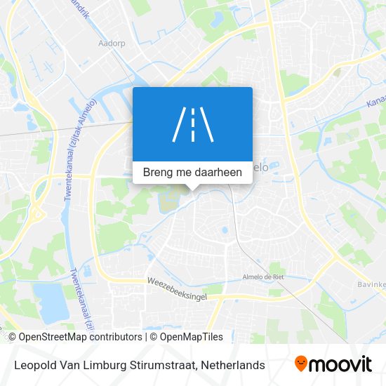 Leopold Van Limburg Stirumstraat kaart