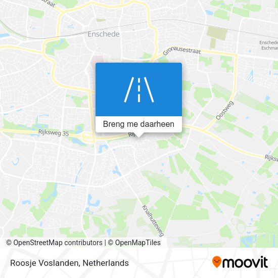 Roosje Voslanden kaart